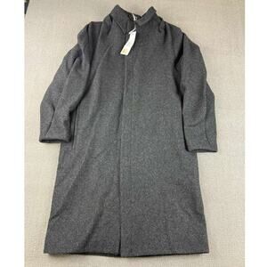 Rinat Brodach Angel Coat Jacket Women 8 Black Long Overcoat‎ NYC USA Made NWT